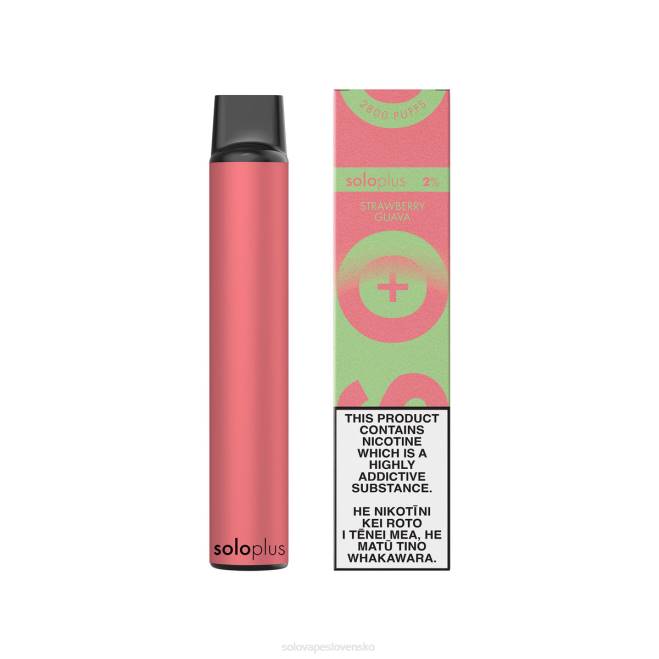 Solo Plus kolekcia jednorazových vape paradise jahodová guava | Solo Vape Cena RNX637