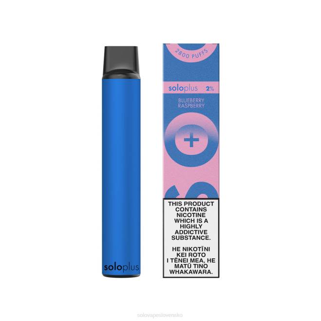 Solo Plus kolekcia jednorazových vape paradise čučoriedka malina | Solo Vape Disposable RNX639