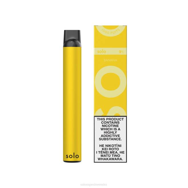 Solo jednorazová vapa banán | Solo Vape Disposable RNX611