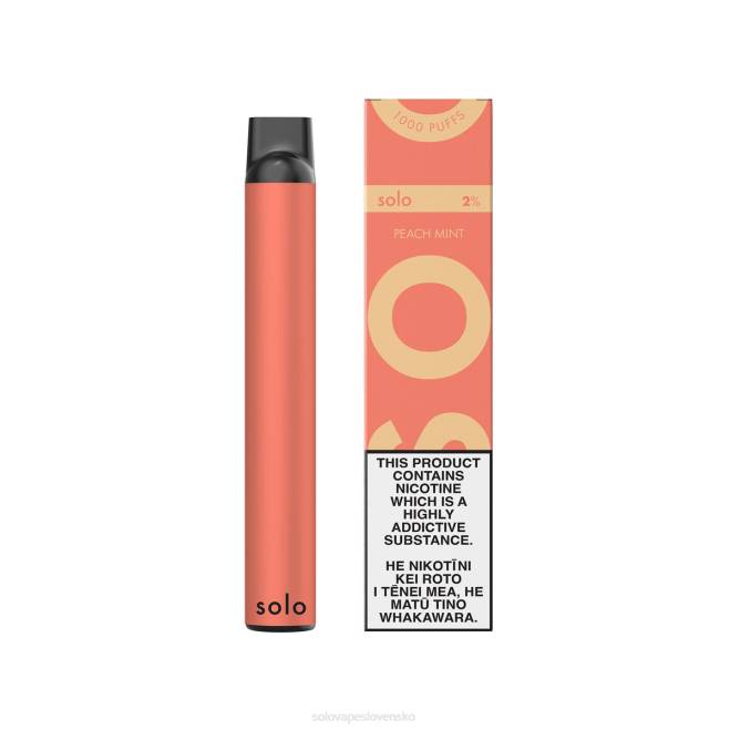 Solo jednorazová vapa broskyňová mäta | Solo Disposable Vape RNX66