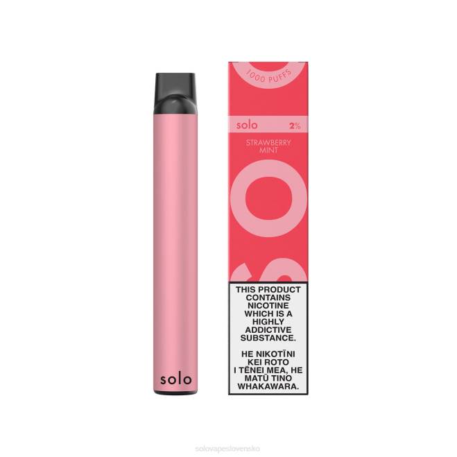 Solo jednorazová vapa jahodová mäta | Solo Vape Disposable RNX64