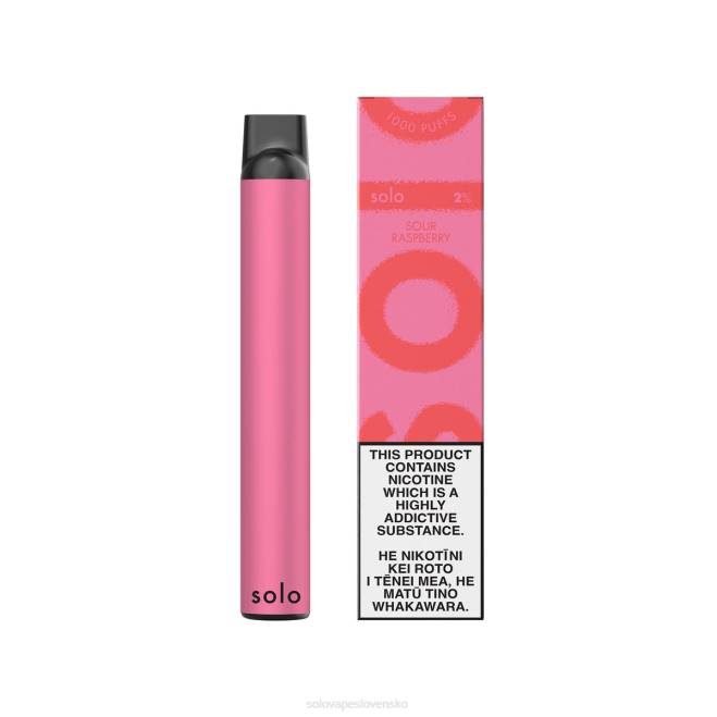 Solo jednorazová vapa kyslá malina | Solo Disposable Vape RNX613