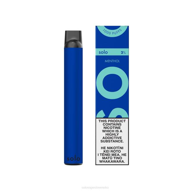 Solo jednorazová vapa mentol | Solo Vape Slovensko RNX68