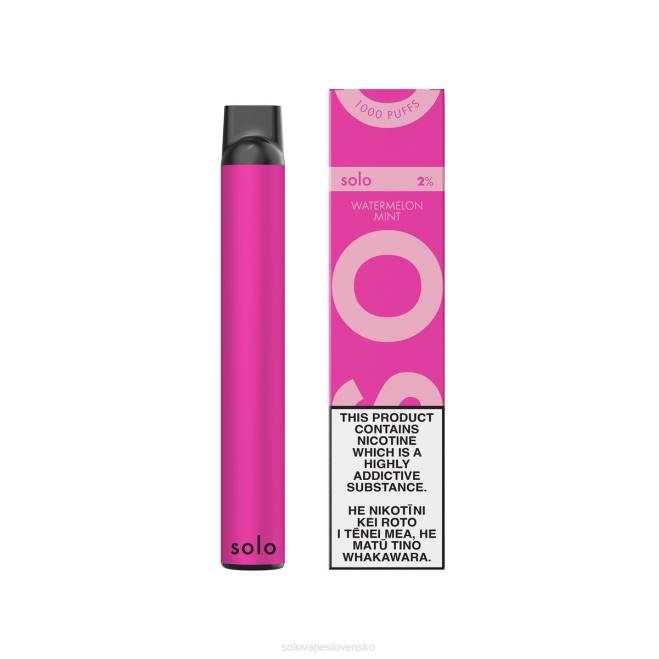 Solo jednorazová vapa vodný melón mäta | Solo Vape Cena RNX62