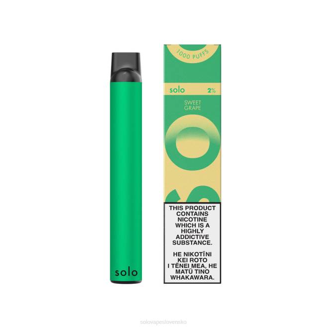 Solo kolekcia jednorazových vape paradise sladké hrozno | Solo Disposable Vape RNX620