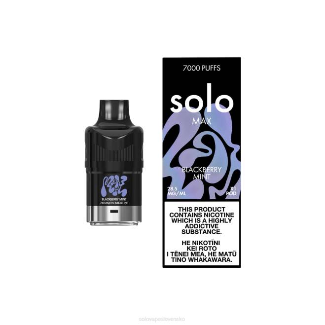 Solo MAX pod černicová mäta | Solo Vape Recenzia RNX673
