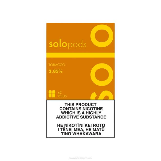Solo náhradný pod 2-balenie tabak | Solo Vape Slovensko RNX650